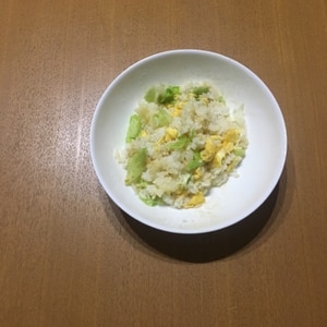 レタスと卵の炒飯
